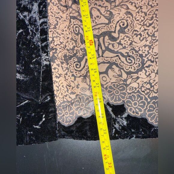 Dream keeper collection womens OS burnout velvet floral kimono drk Fairy witchy - Picture 9 of 9